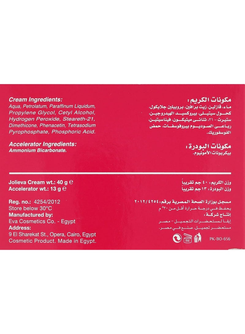 جولي إيفا كريم وبودرة  تشقير الشعر 40 جرام - Image 4